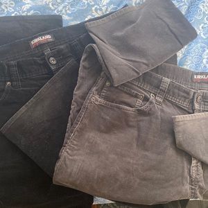 Set of 2 Corduroy pants Kirkland 36x30